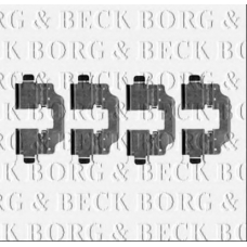 BBK1258 BORG & BECK Комплектующие, колодки дискового тормоза