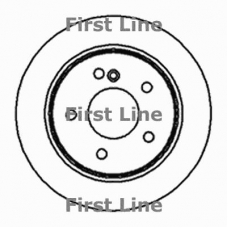 FBD506 FIRST LINE Тормозной диск