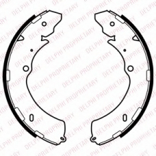 LS2063 DELPHI Комплект тормозных колодок