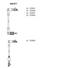 600/277 BREMI Комплект проводов зажигания