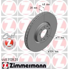 440.3128.20 ZIMMERMANN Тормозной диск