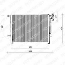 TSP0225118 DELPHI Конденсатор, кондиционер