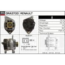 DRA3733 DELCO REMY Генератор