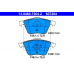 13.0460-7204.2 ATE Комплект тормозных колодок, дисковый тормоз