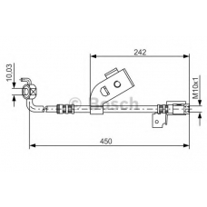 1 987 476 184 BOSCH Тормозной шланг