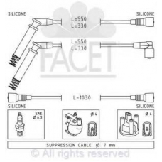 4.8689 FACET Комплект проводов зажигания