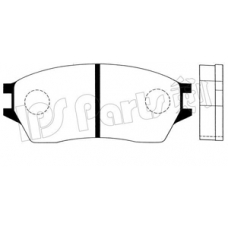 IBD-1421 IPS Parts Комплект тормозных колодок, дисковый тормоз