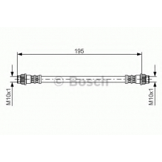 1 987 476 956 BOSCH Тормозной шланг