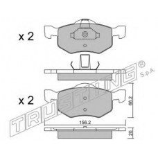 6250 TRUSTING Комплект тормозных колодок