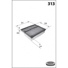 ELP9345 MECAFILTER Воздушный фильтр