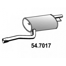 54.7017 ASSO Глушитель выхлопных газов конечный