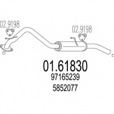 01.61830 MTS Глушитель выхлопных газов конечный