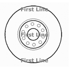 FBD821 FIRST LINE Тормозной диск