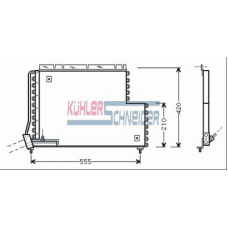 3322701 KUHLER SCHNEIDER Конденсатор, кондиционер