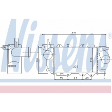 96739 NISSENS Интеркулер