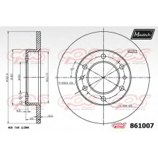 861007.6980 MAXTECH Тормозной диск