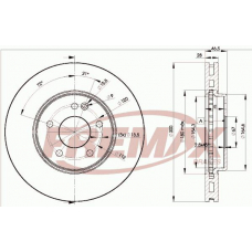 BD-1212-50 FREMAX Тормозной диск