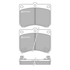LVXL744 MOTAQUIP Комплект тормозных колодок, дисковый тормоз