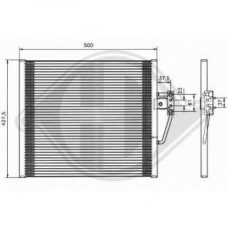 8122301 DIEDERICHS Конденсатор, кондиционер