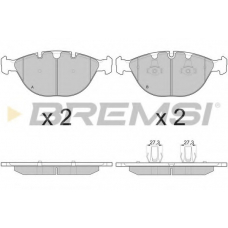 BP3096 BREMSI Комплект тормозных колодок, дисковый тормоз