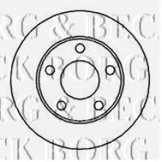 BBD5074 BORG & BECK Тормозной диск