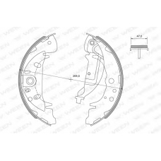 152-2115 WEEN Комплект тормозных колодок