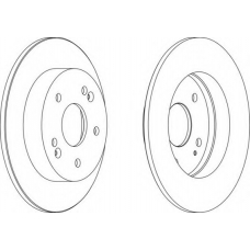 DDF1483-1 FERODO Тормозной диск