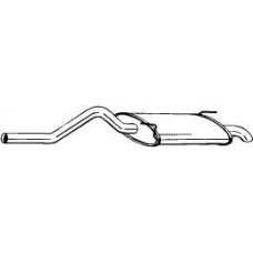 278-573 BOSAL Глушитель выхлопных газов конечный