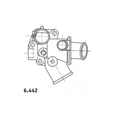6.442.80 BEHR Термостат, охлаждающая жидкость