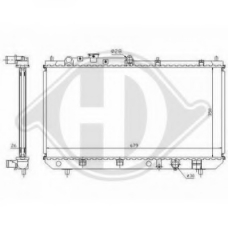 8561704 DIEDERICHS Радиатор, охлаждение двигателя