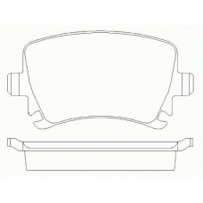 P 85 073 BREMBO Комплект тормозных колодок, дисковый тормоз