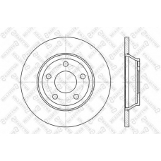 6020-4745-SX STELLOX Тормозной диск