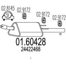01.60428 MTS Глушитель выхлопных газов конечный