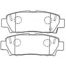 FP0672 FIT Комплект тормозных колодок, дисковый тормоз