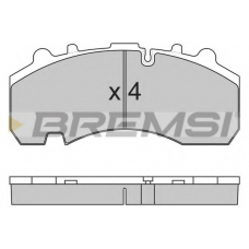 BP7314 BREMSI Комплект тормозных колодок, дисковый тормоз