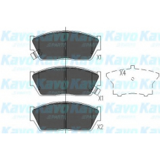 KBP-2016 KAVO PARTS Комплект тормозных колодок, дисковый тормоз