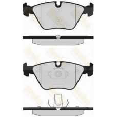 PA1598 BRAKE ENGINEERING Комплект тормозных колодок, дисковый тормоз