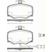 8110 10003 TRISCAN Комплект тормозных колодок, дисковый тормоз