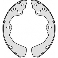 M812 MGA Комплект тормозных колодок