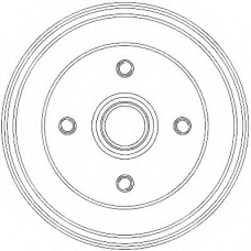 329333J JURID Тормозной барабан