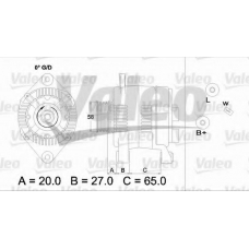 437199 VALEO Генератор