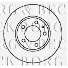 BBD4154 BORG & BECK Тормозной диск