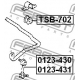 TSB-702<br />FEBEST<br />Опора, стабилизатор