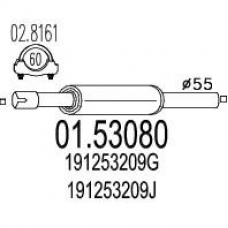 01.53080 MTS Предглушитель выхлопных газов