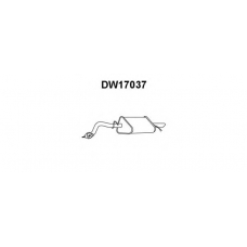 DW17037 VENEPORTE Глушитель выхлопных газов конечный