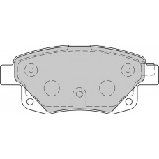 FD7273V NECTO Комплект тормозных колодок, дисковый тормоз