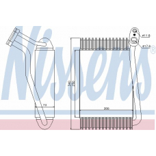 92143 NISSENS Испаритель, кондиционер