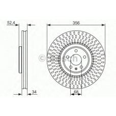 0 986 479 748 BOSCH Тормозной диск