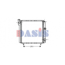 180990N AKS DASIS Радиатор, охлаждение двигателя