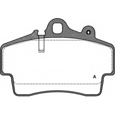 BPA0653.00 OPEN PARTS Комплект тормозных колодок, дисковый тормоз